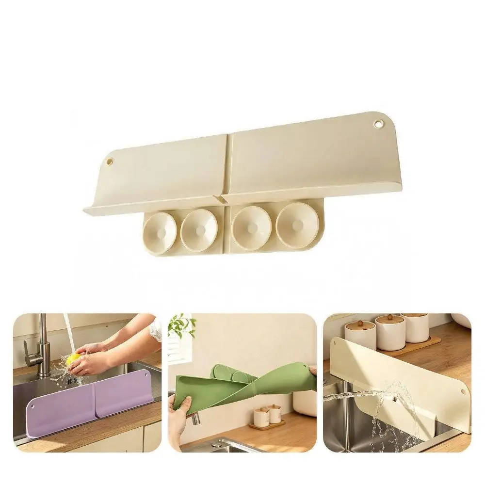 Foldable Silicone Sink Splash Guard Suction Cup Base Anti-Splash Water Blocking Board Oil-Proof Space Saving Kitchen Sink Guard
Foldable Silicone Sink Splash Guard Suction Cup Base Anti-Splash Water Blocking Board Oil-Proof Space Saving Kitchen Sink Guard