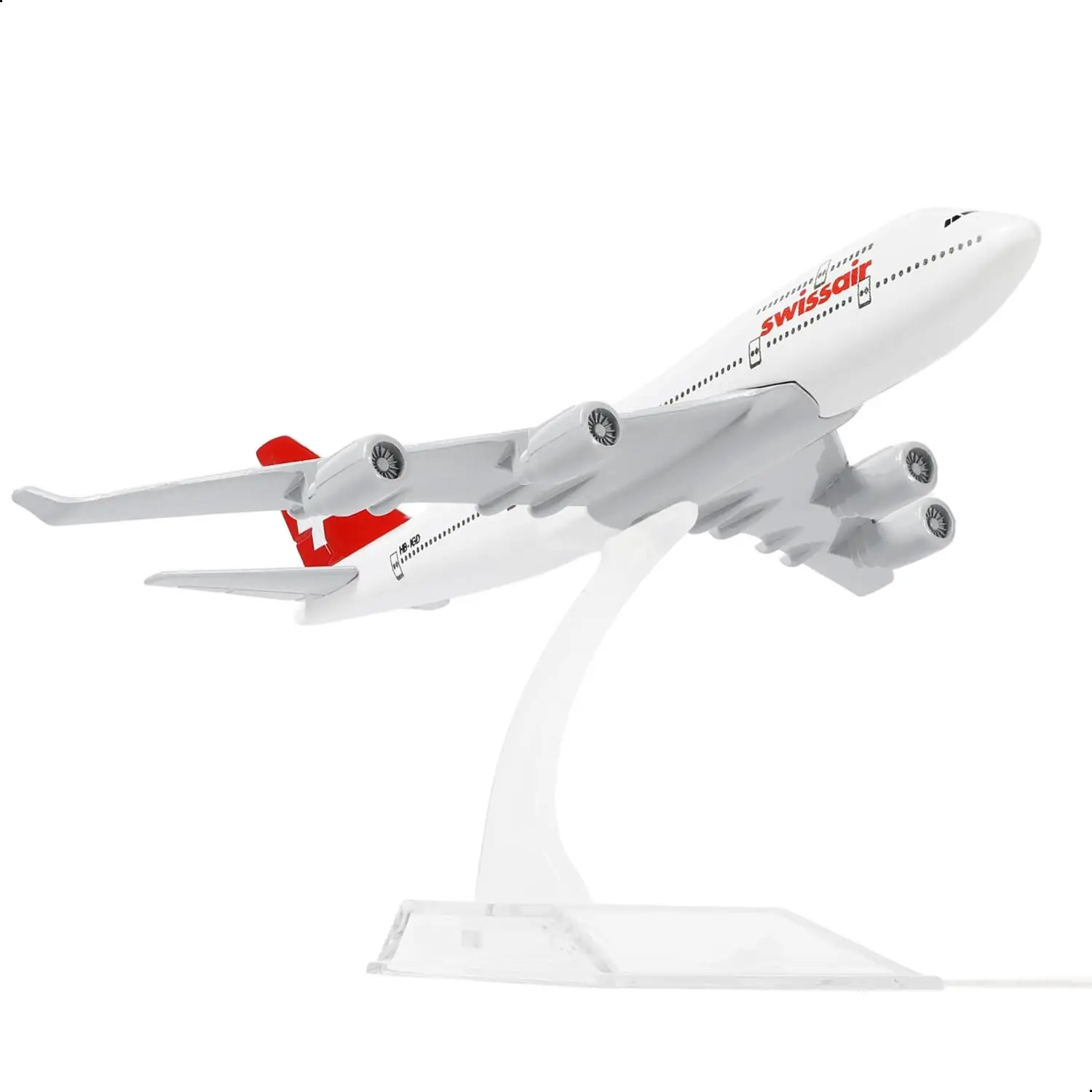 Модель самолета Swiss B747, 16 см, масштаб 1/400, литой металлический игрушечный самолет с подставкой, игрушечное колесо самолета, игрушка для детей, подарок
Модель самолета Swiss B747, 16 см, масштаб 1/400, литой металлический игрушечный самолет с подставкой, игрушечное колесо самолета, игрушка для детей, подарок