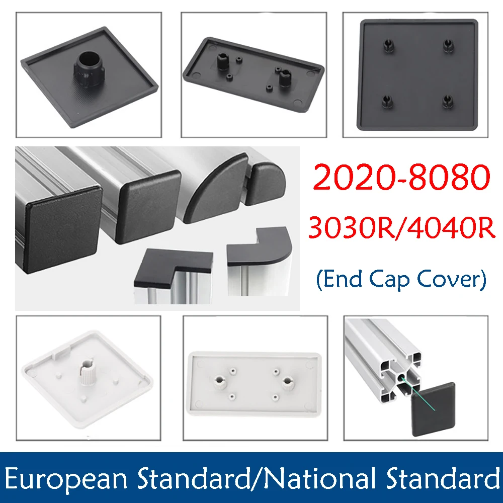 2-100Pcs Black Plastic End Cap Cover Plate Endcap For 2020-8080 3030R/4040R European Standard End Cap Cover Aluminum Profile
2-100Pcs Black Plastic End Cap Cover Plate Endcap For 2020-8080 3030R/4040R European Standard End Cap Cover Aluminum Profile