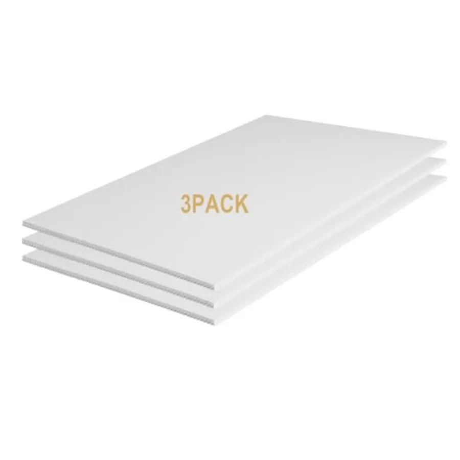 3Pack Poster Blank Board 24×36'' Corrugated Plastic Board 3/16 Inch Thick for School ProjectsCraft Art and Display White
3Pack Poster Blank Board 24×36'' Corrugated Plastic Board 3/16 Inch Thick for School ProjectsCraft Art and Display White