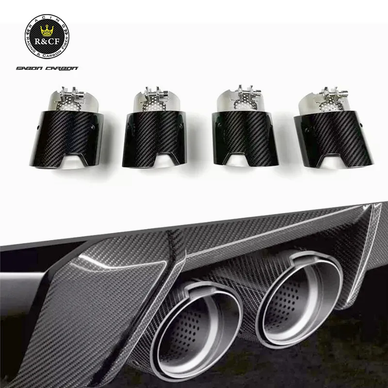G80 M3 Exhaust Tip MP Style Carbon Fiber Stainless Steel Exhaust tip Muffler For 1 G80 M3 G82 M4
G80 M3 Exhaust Tip MP Style Carbon Fiber Stainless Steel Exhaust tip Muffler For 1 G80 M3 G82 M4