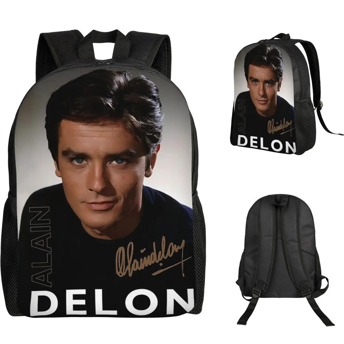Alain Delon Actor Backpack Student Boys Girls BookBag School Bag Computer Shoulder Bags
Alain Delon Actor Backpack Student Boys Girls BookBag School Bag Computer Shoulder Bags