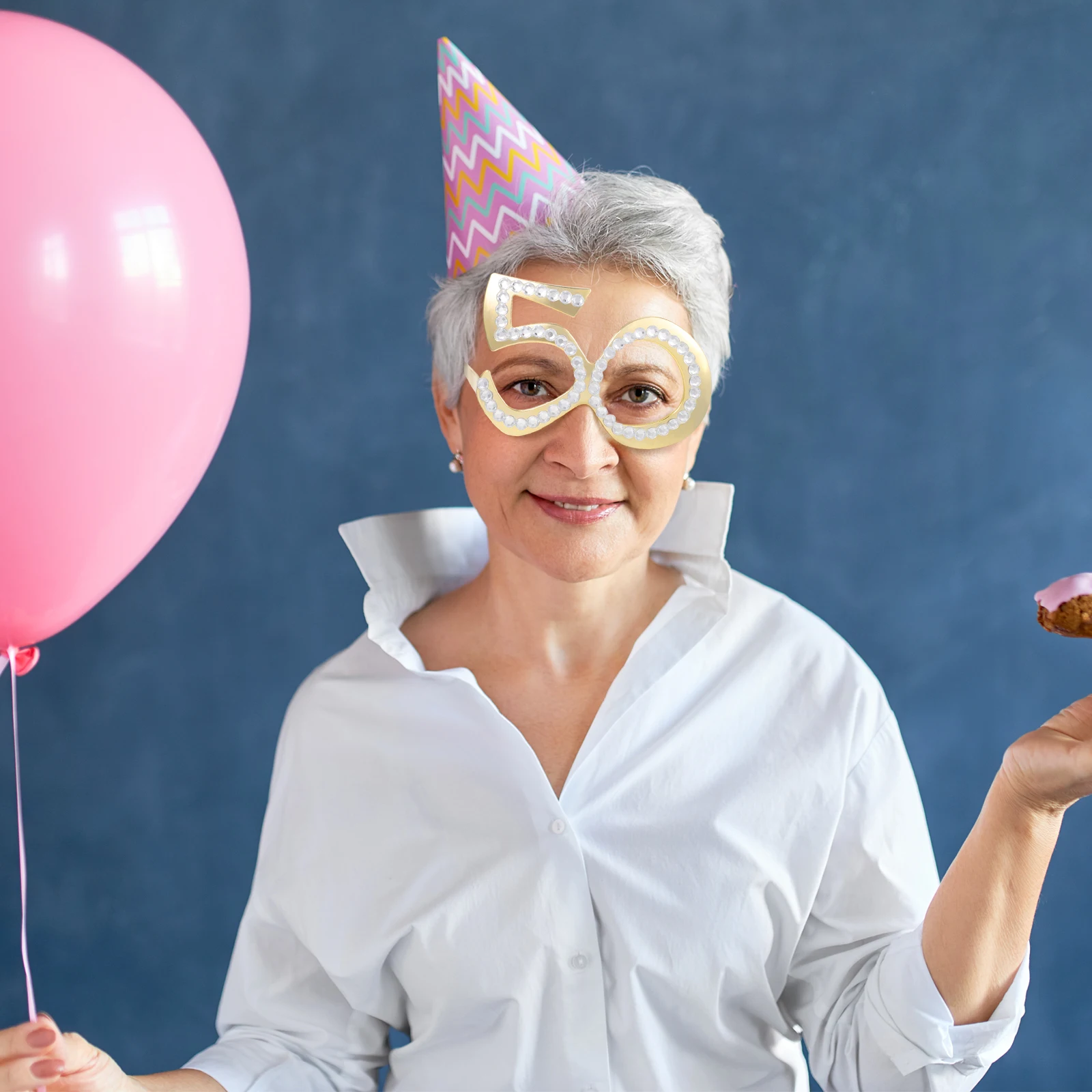 50 Number Glasses Birthday Party Photo Props Golden Plastic Frame Lightweight Adult Eyewear Celebration Accessories
50 Number Glasses Birthday Party Photo Props Golden Plastic Frame Lightweight Adult Eyewear Celebration Accessories