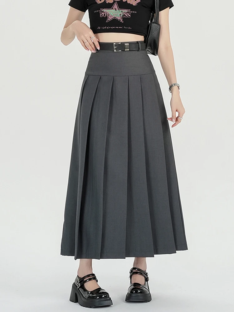 New Fashion Spring Summer Elegant Solid Streetwear Skirt Vintage Designer Women High Waist Office Ladies Pleated Long Skirt
New Fashion Spring Summer Elegant Solid Streetwear Skirt Vintage Designer Women High Waist Office Ladies Pleated Long Skirt