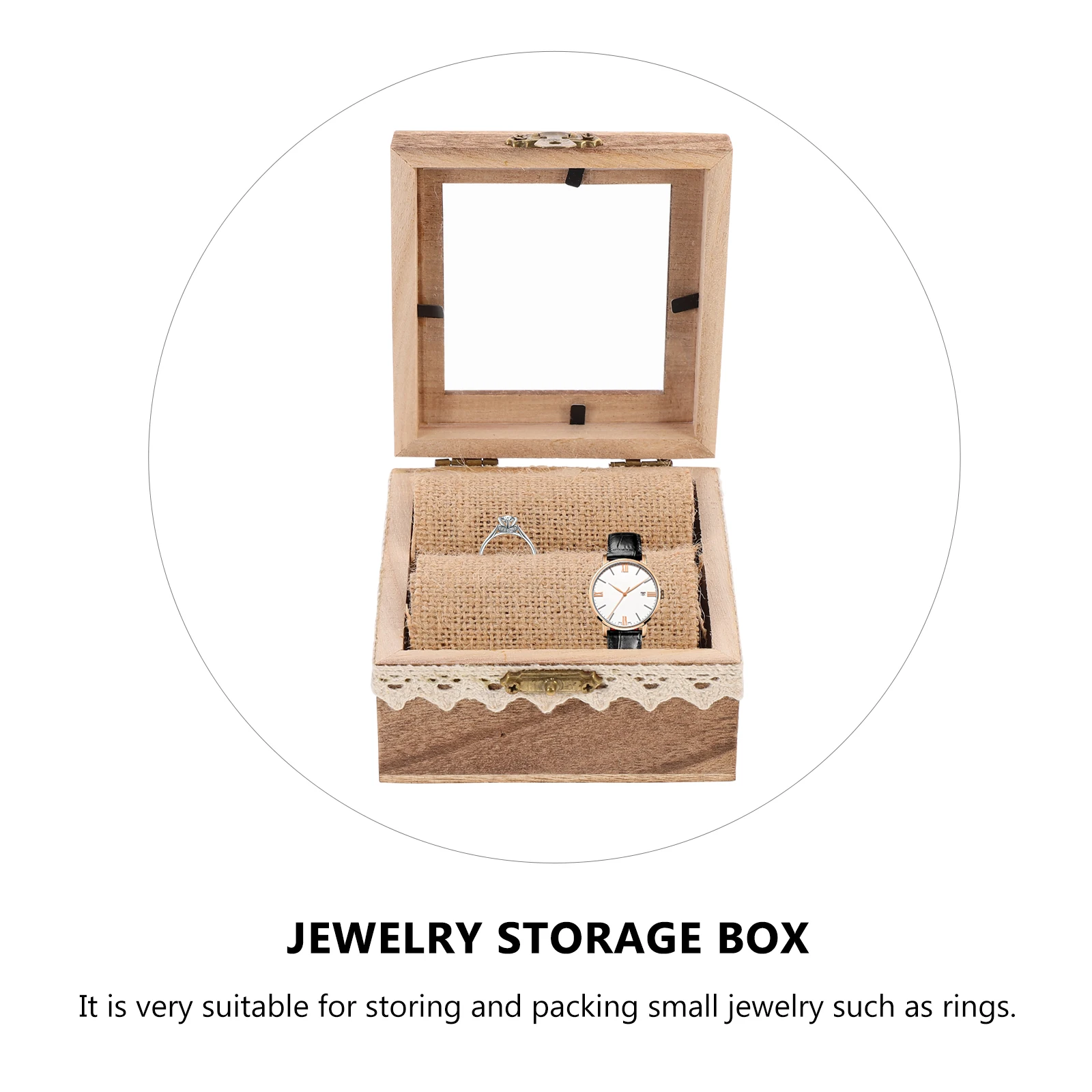 Elegant Wooden Jewelry Storage Box Ring Holder for Wedding Anniversary Birthday Valentine's Day Gift Durable Natural for Her
Elegant Wooden Jewelry Storage Box Ring Holder for Wedding Anniversary Birthday Valentine's Day Gift Durable Natural for Her
