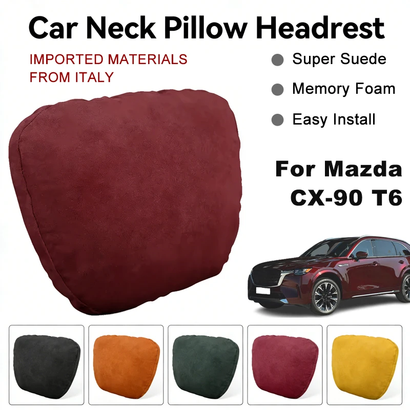 Italy Suede Car Neck Rest Pillow For Mazda CX-90 T6 Seat Head Neck Support Cushion Auto Interior Accessories
Italy Suede Car Neck Rest Pillow For Mazda CX-90 T6 Seat Head Neck Support Cushion Auto Interior Accessories