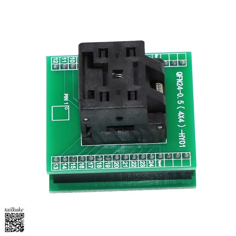 QFN4x4-24L-0,5 Откидное горящее сиденье QFN24 Испытательное сиденье для чтения и записи Сиденье для программирования IC Приспособление для старения
QFN4x4-24L-0,5 Откидное горящее сиденье QFN24 Испытательное сиденье для чтения и записи Сиденье для программирования IC Приспособление для старения