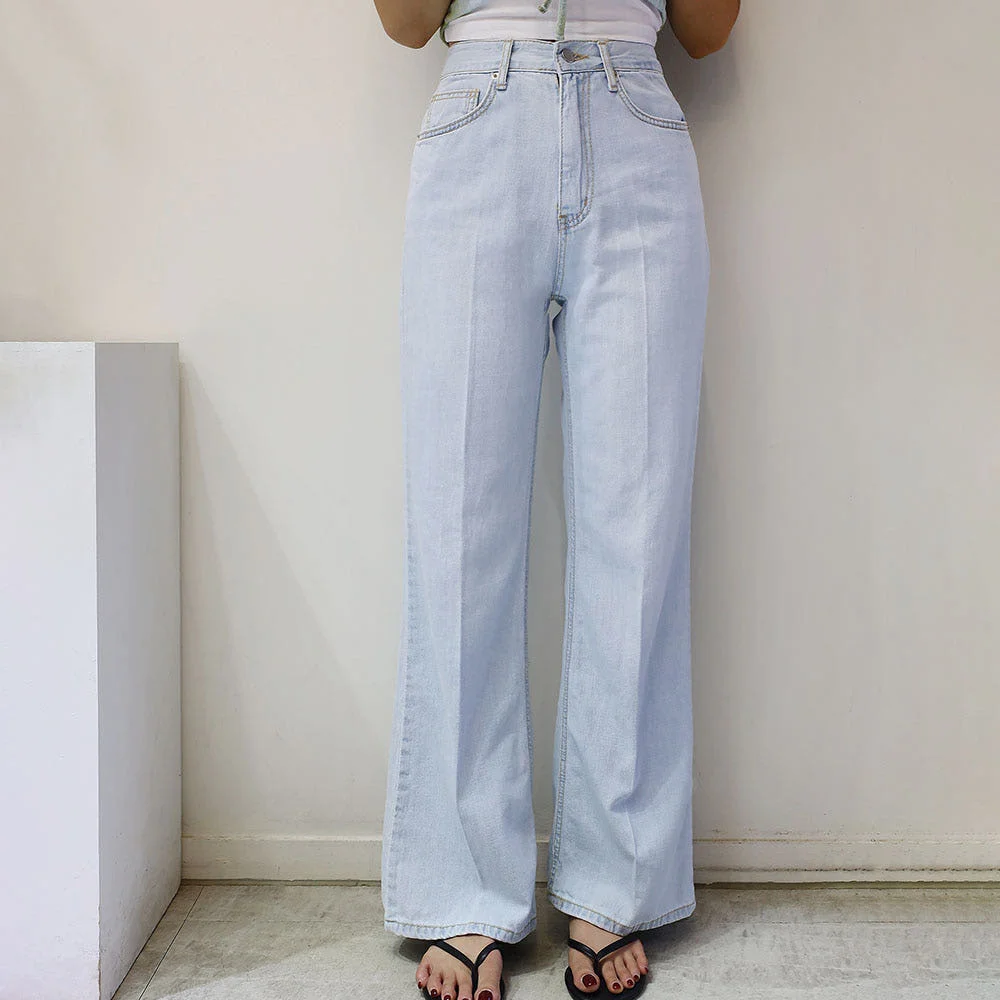 Slimming High Waist Casual Jeans Women's Light Washed Loose Fit Summer 2026 Fashionable Versatile Wide Leg Pants
Slimming High Waist Casual Jeans Women's Light Washed Loose Fit Summer 2026 Fashionable Versatile Wide Leg Pants