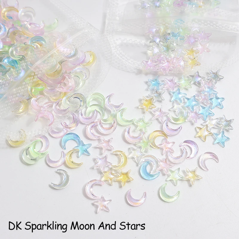 New Resin Cute And Sweet Series Star Moon Combination Flatback Nail Art Rhinestone DIY Manicure Ornament Accessories 40/120Pcs
New Resin Cute And Sweet Series Star Moon Combination Flatback Nail Art Rhinestone DIY Manicure Ornament Accessories 40/120Pcs