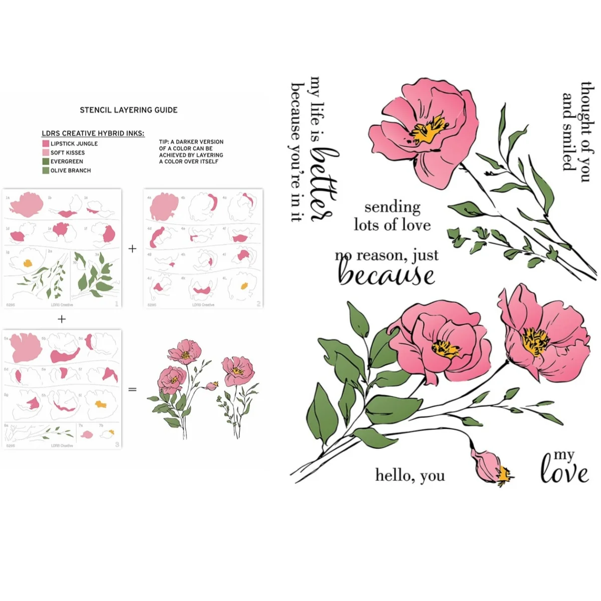Floral Sketch Clear Stamps Stencil Set for DIY Scrapbook Embossed Paper Card Album Craft Template Supplies Decoration
Floral Sketch Clear Stamps Stencil Set for DIY Scrapbook Embossed Paper Card Album Craft Template Supplies Decoration