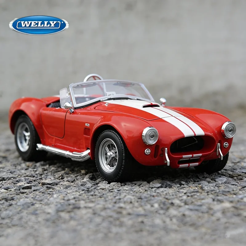 Модель спортивного автомобиля WELLY 1:24 1965 Shelby Cobra 427 S/C из литого металла, классический гоночный автомобиль, имитационная модель, подарок для детей
Модель спортивного автомобиля WELLY 1:24 1965 Shelby Cobra 427 S/C из литого металла, классический гоночный автомобиль, имитационная модель, подарок для детей