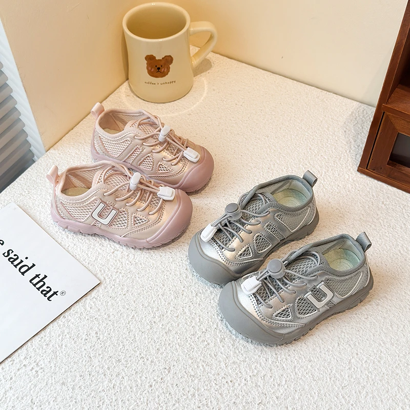 Kids Sports Shoes Mesh Breathable Girls Casual Shoes Pull Rope 2025 New Fashion Children Princess Shoes Non-slip Ins Trend Sweet
Kids Sports Shoes Mesh Breathable Girls Casual Shoes Pull Rope 2025 New Fashion Children Princess Shoes Non-slip Ins Trend Sweet