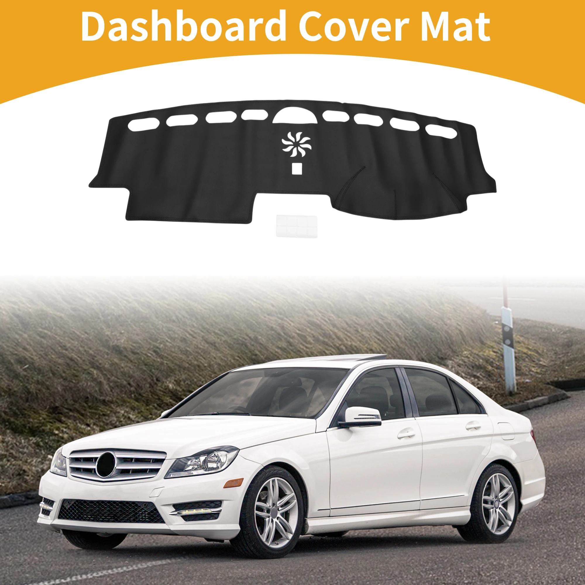 UXCELL Крышка приборной панели для Mercedes C-Class W203 2001-2007, черный, 1 шт., противоскользящий
UXCELL Крышка приборной панели для Mercedes C-Class W203 2001-2007, черный, 1 шт., противоскользящий