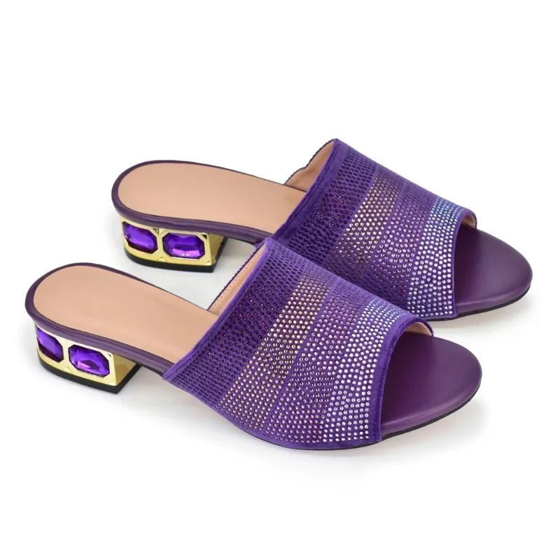 New Arrival Designer Wedding Shoes for Bride Party Shoes and Slippers Decorated with Rhinestone Nigerian Women Party Pumps
New Arrival Designer Wedding Shoes for Bride Party Shoes and Slippers Decorated with Rhinestone Nigerian Women Party Pumps