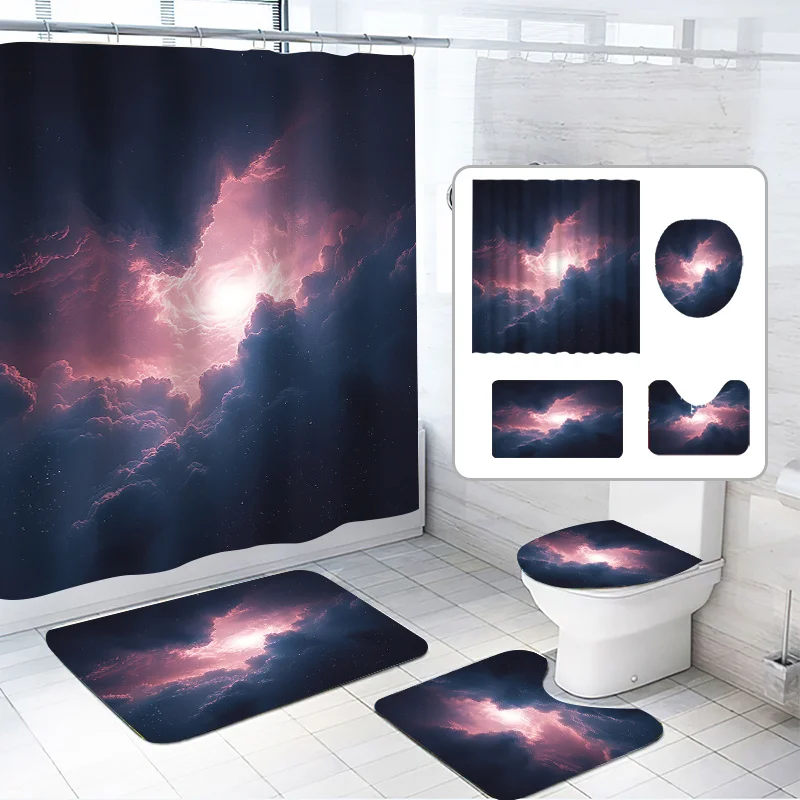 Душевой набор Dreamy Cloud из 4 предметов — Sunshine Design, с 12 крючками, водонепроницаемым ковриком и чехлом на сиденье, современный декор для ванной комнаты
Душевой набор Dreamy Cloud из 4 предметов — Sunshine Design, с 12 крючками, водонепроницаемым ковриком и чехлом на сиденье, современный декор для ванной комнаты