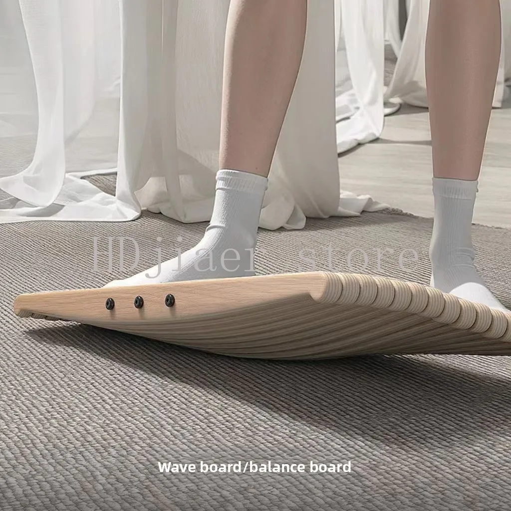 Wooden Foot Massager Under Desk Balance Board Decompression Training Board Ankle Exercise Solid Wood Standing Skateboard
Wooden Foot Massager Under Desk Balance Board Decompression Training Board Ankle Exercise Solid Wood Standing Skateboard