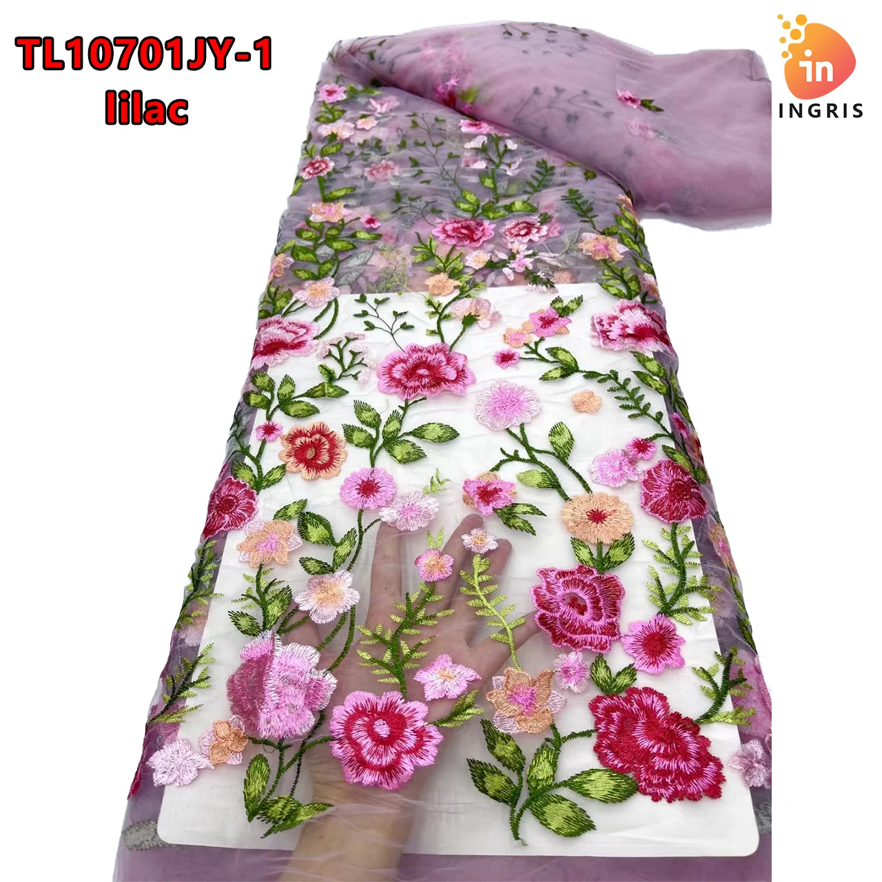 African Sequin Lace Fabric 2024 High Quality Nigerian French 3D Lace Fabric Suitable for Wedding Material Sewing TL10701JY
African Sequin Lace Fabric 2024 High Quality Nigerian French 3D Lace Fabric Suitable for Wedding Material Sewing TL10701JY