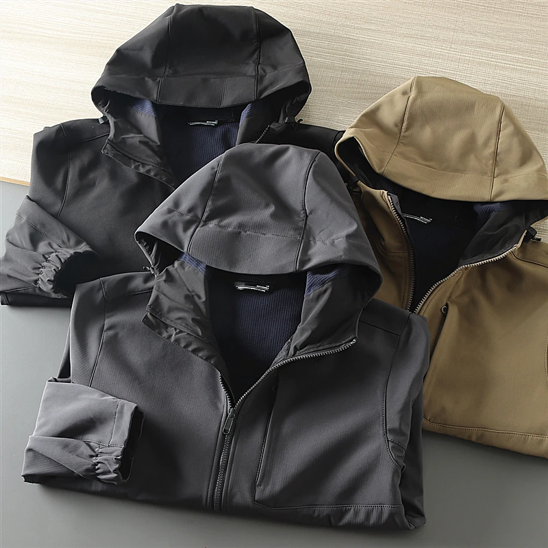 Men's Outdoor Softshell Fleece Lined Jacket Windproof Waterproof Wear Resistant Thermal Autumn Winter Zipper Closure Casual Coat
Men's Outdoor Softshell Fleece Lined Jacket Windproof Waterproof Wear Resistant Thermal Autumn Winter Zipper Closure Casual Coat