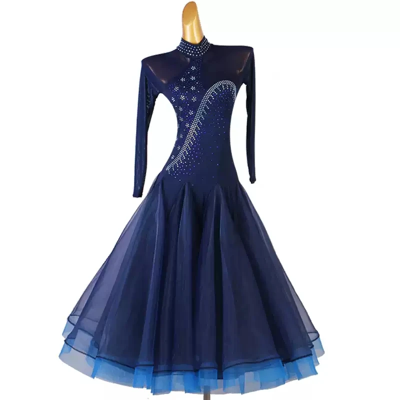 New Black Ballroom Dance Modern Costume Women's Evening Dress Female Suit Competition Waltz Lyrical Dancewear Girls Outfit Stage
New Black Ballroom Dance Modern Costume Women's Evening Dress Female Suit Competition Waltz Lyrical Dancewear Girls Outfit Stage