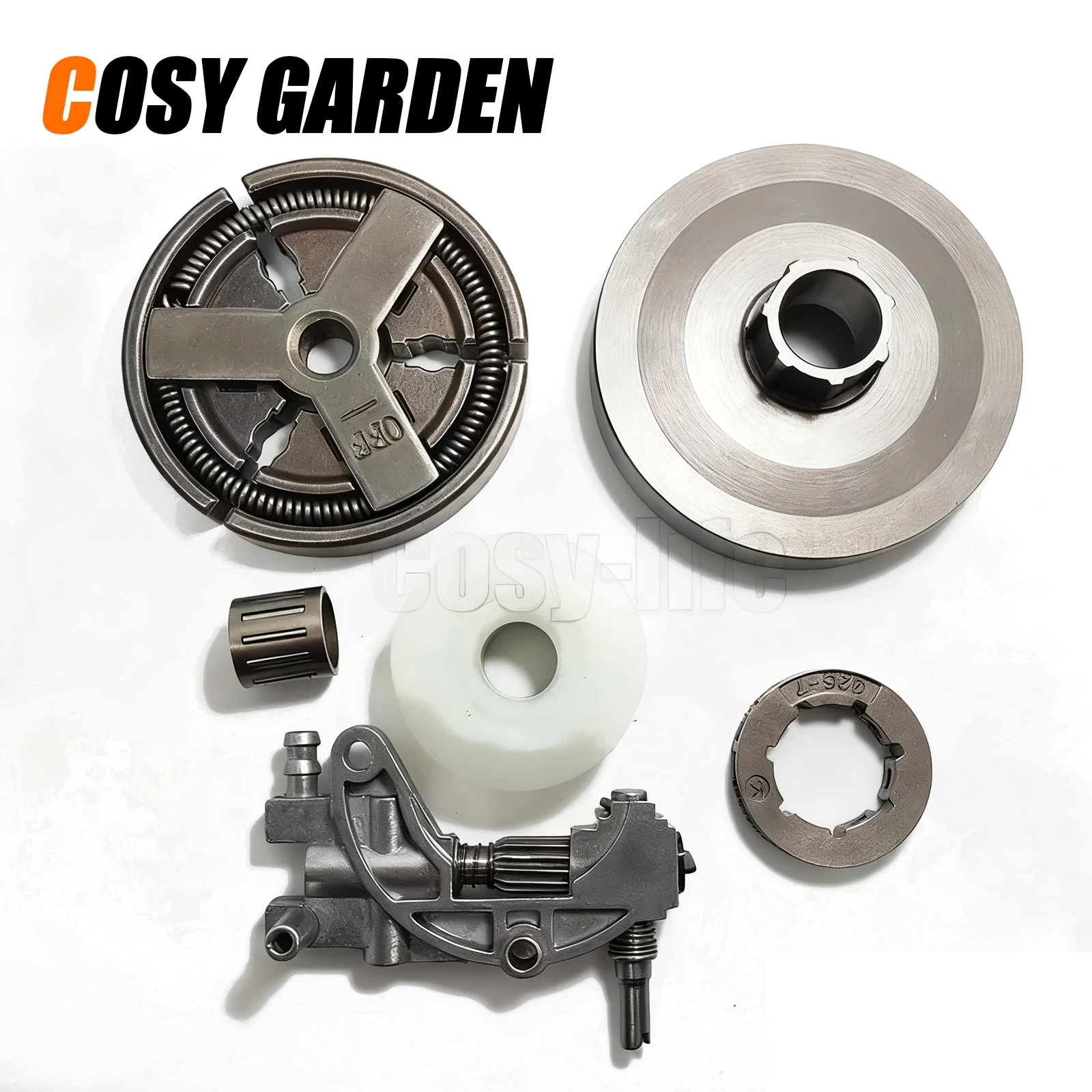 COSY Gas Chainsaw Accessories Centrifugal Clutch Chain Sprocket Drum Oil Pump Oil Seal
COSY Gas Chainsaw Accessories Centrifugal Clutch Chain Sprocket Drum Oil Pump Oil Seal