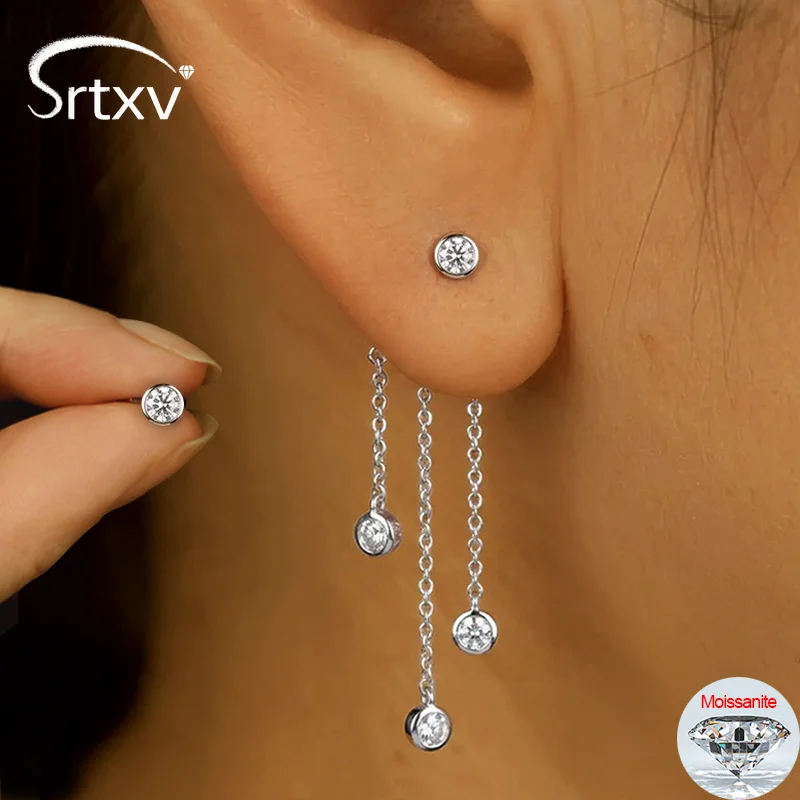 Full Moissanite Bubble Stud Earrings for Women Lab Diamond S925 Sterling Silver Platinum Plated Bride Wedding Ear Jewelry Gifts
Full Moissanite Bubble Stud Earrings for Women Lab Diamond S925 Sterling Silver Platinum Plated Bride Wedding Ear Jewelry Gifts