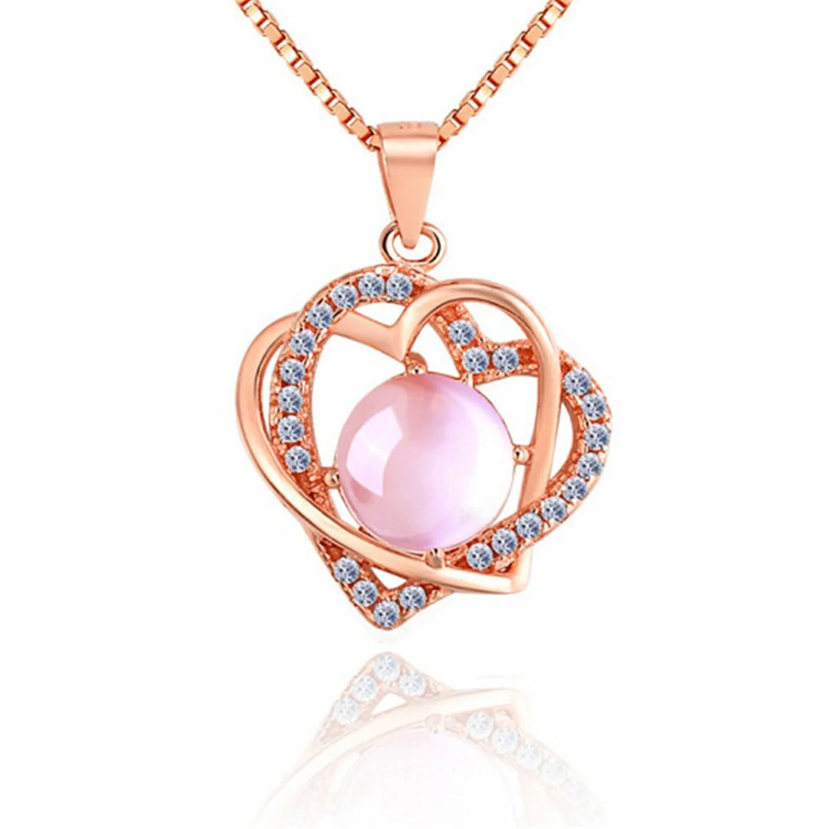 Pink Natural Jade Heart Pendant Necklace Amulet Fashion Accessories Designer Real Jewelry Rose Gold Plated Charm Stone
Pink Natural Jade Heart Pendant Necklace Amulet Fashion Accessories Designer Real Jewelry Rose Gold Plated Charm Stone