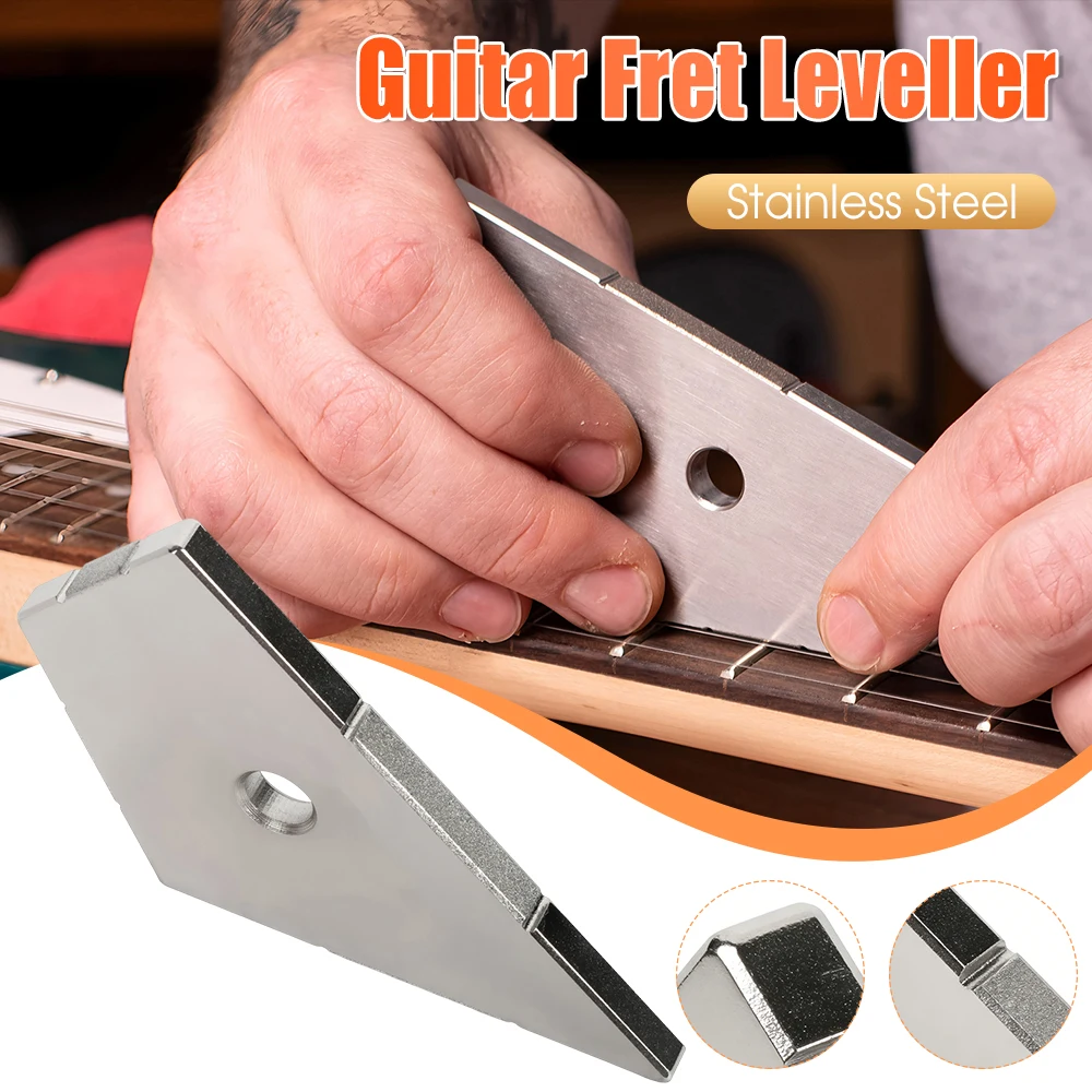 Guitar Fret Adjustment Tool Fret Kisser Fret Leveling Tool Stainless Steel Guitar Fret Straight Edge for Guitar Enthusiasts
Guitar Fret Adjustment Tool Fret Kisser Fret Leveling Tool Stainless Steel Guitar Fret Straight Edge for Guitar Enthusiasts