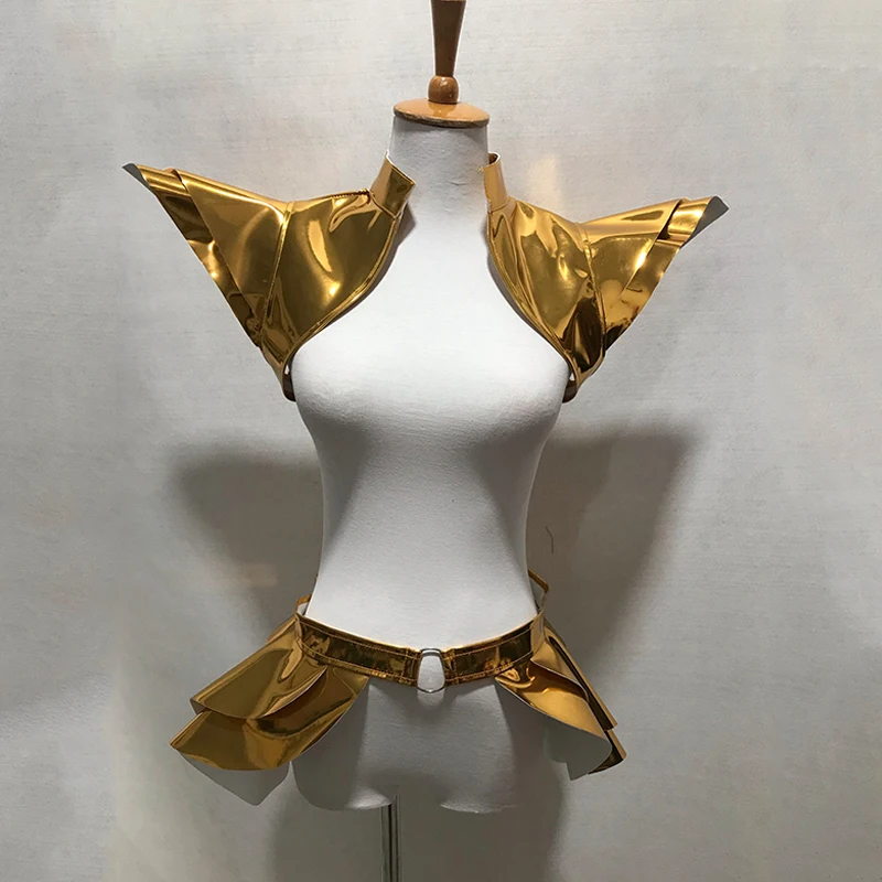 Golden Gogo Dancer Outfit Women Stage Costume Accessories Nightclub Bar Party Show Rave Wear Carnival Halloween Costume VDL1949
Golden Gogo Dancer Outfit Women Stage Costume Accessories Nightclub Bar Party Show Rave Wear Carnival Halloween Costume VDL1949