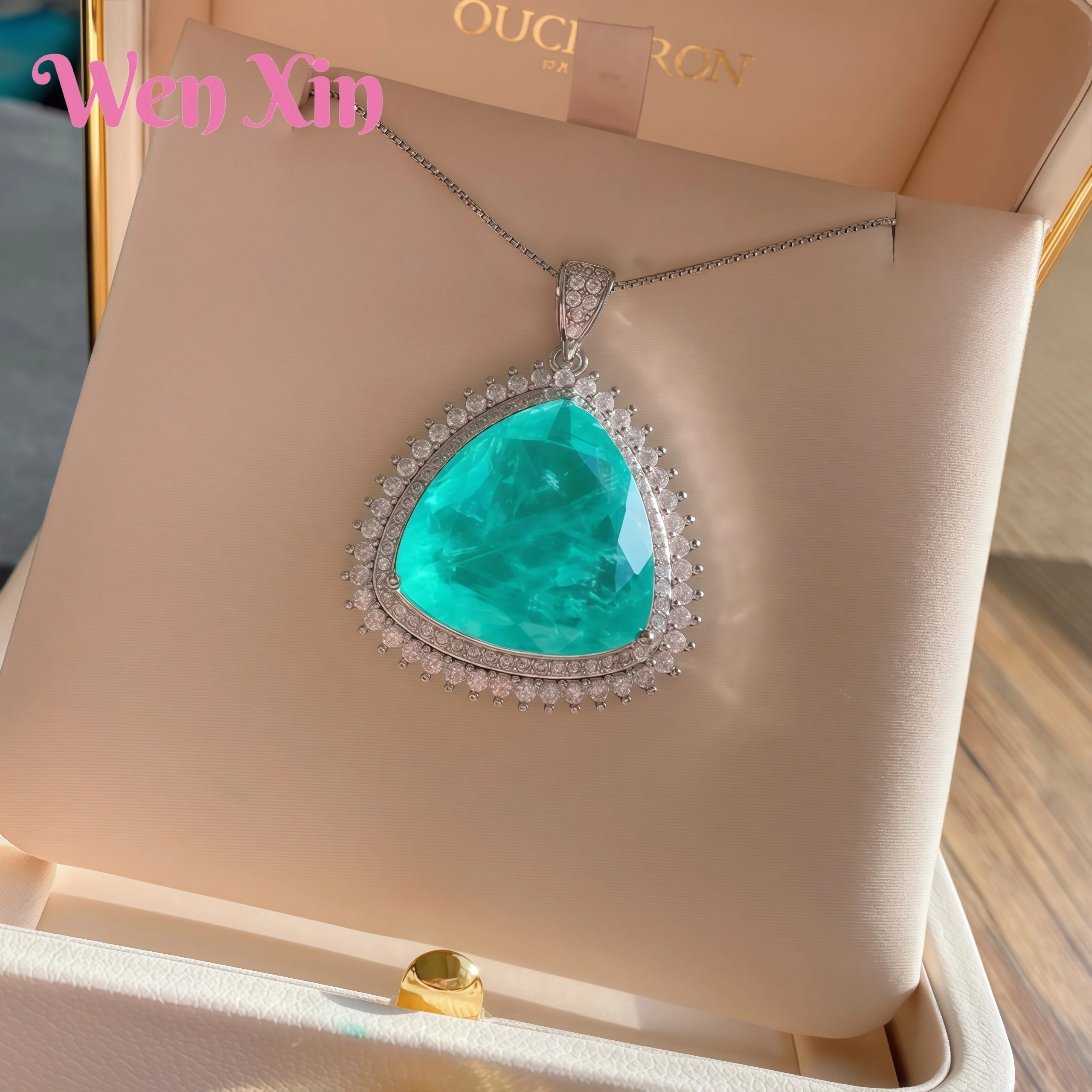 WENXIN Brand MUSHAN MCT High Quality Temperament Pendant Gold Plated Retro Jewelry Set With Diamonds For Women Fashion Jewelry
WENXIN Brand MUSHAN MCT High Quality Temperament Pendant Gold Plated Retro Jewelry Set With Diamonds For Women Fashion Jewelry