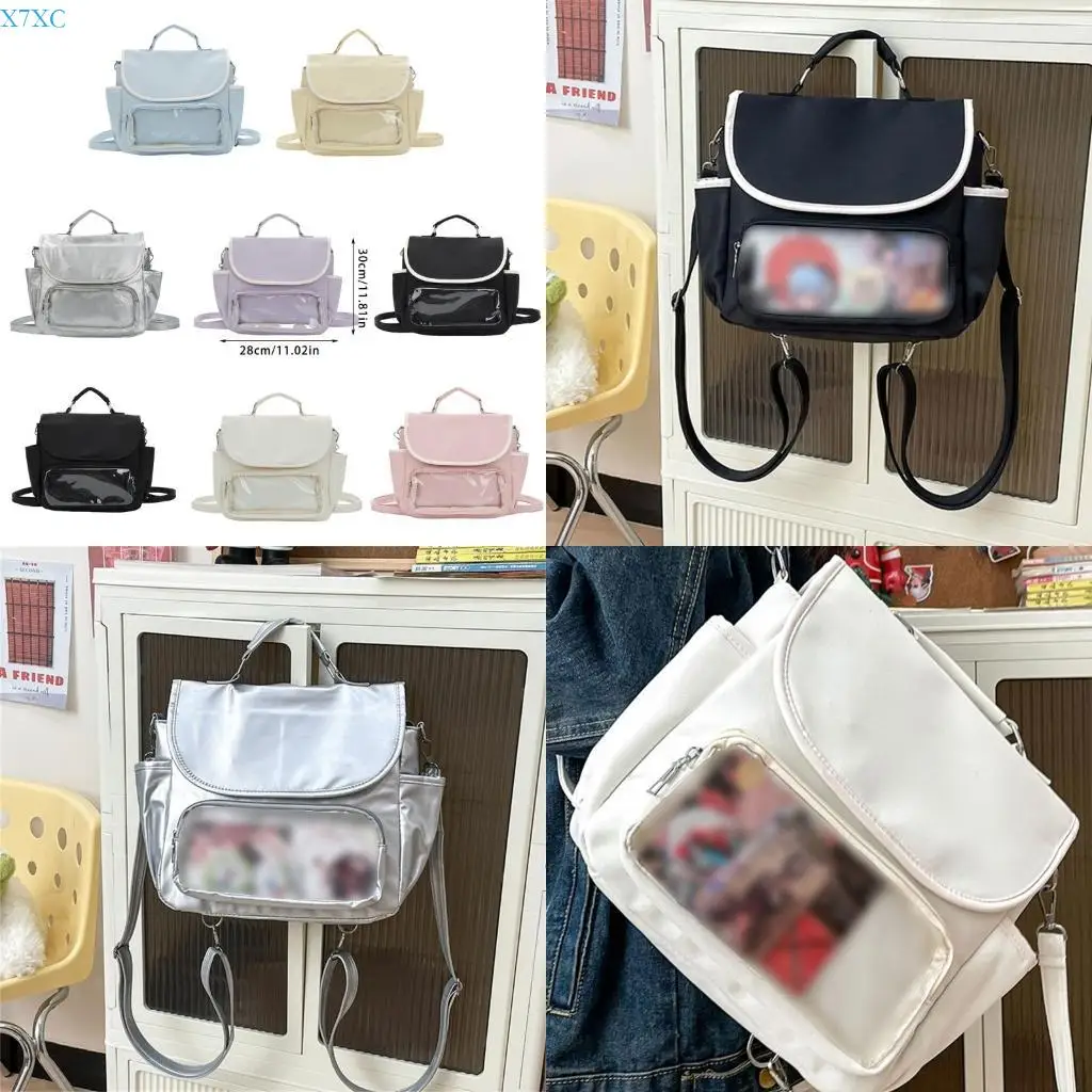 X7XC Clear Itabag Small Backpack Casual Shoulder Bag Student School Bag Japanese Crossbody Bag Lovely Bag
X7XC Clear Itabag Small Backpack Casual Shoulder Bag Student School Bag Japanese Crossbody Bag Lovely Bag