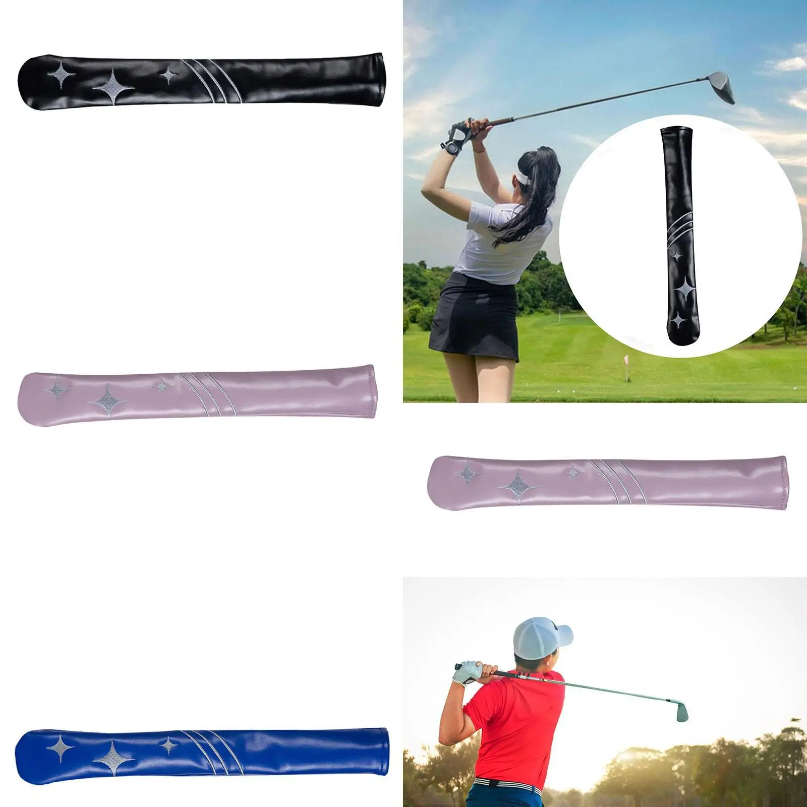 Golf Alignment Sticks Cover Case Padded PU Leather Head Protector for Club Training Rods and Aiming Guide
Golf Alignment Sticks Cover Case Padded PU Leather Head Protector for Club Training Rods and Aiming Guide