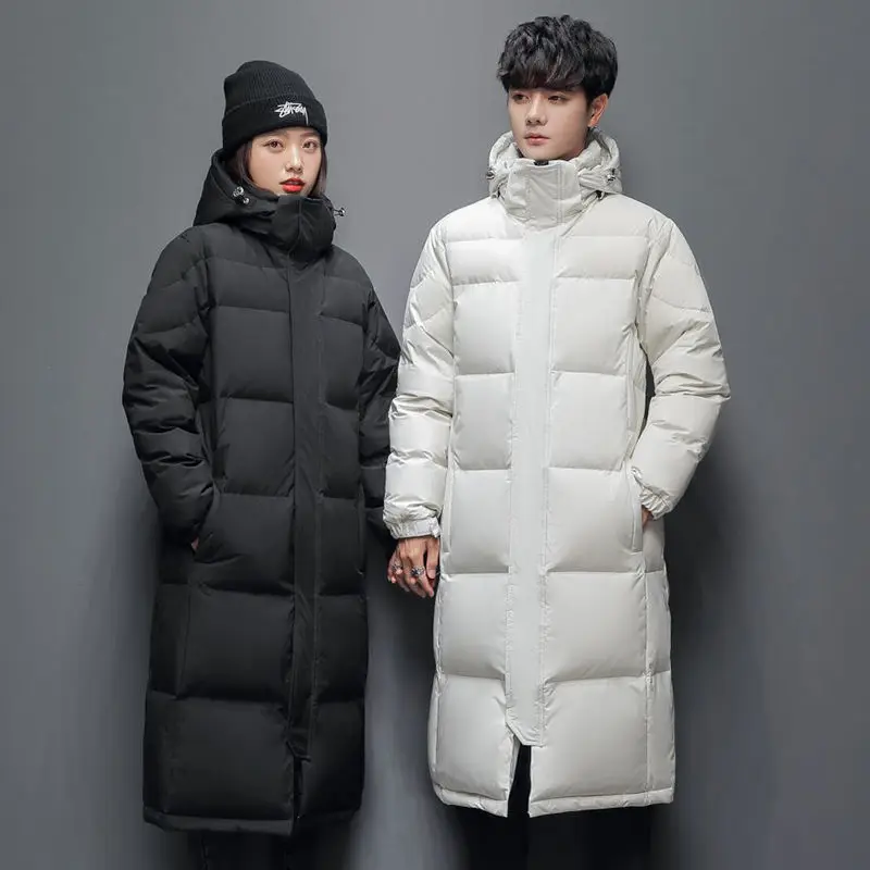 Fashion Solid Color Over The Knee Long Couples Warm White Duck Down New Clothing Winter Men's and Women's Down Jacket Women's
Fashion Solid Color Over The Knee Long Couples Warm White Duck Down New Clothing Winter Men's and Women's Down Jacket Women's