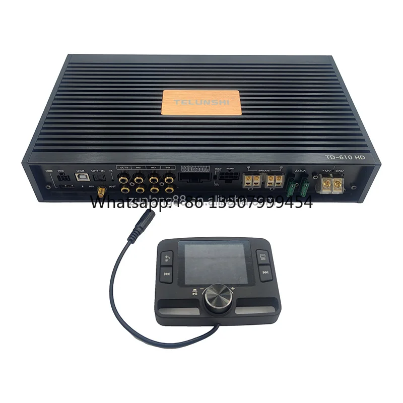 Car DSP AMP 6CH Input 10CH Output 31EQ Band Built-in Car Dsp Audio Processor Class AB+Class D Car DSP Amplifier
Car DSP AMP 6CH Input 10CH Output 31EQ Band Built-in Car Dsp Audio Processor Class AB+Class D Car DSP Amplifier