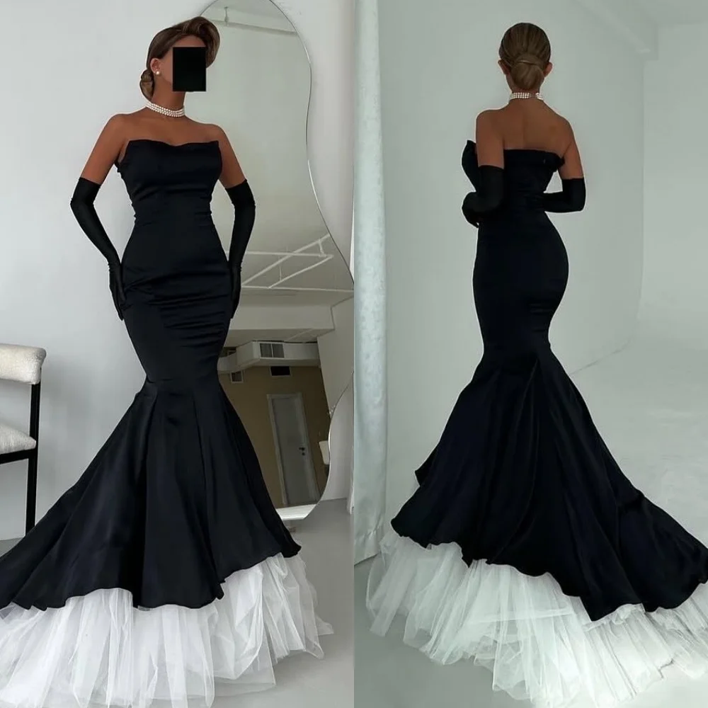 Customized Pastrol Fashion Pleat Tiered Mermaid Strapless Long Dresses Bespoke Occasion Dresses Chinese Style Sizes Available
Customized Pastrol Fashion Pleat Tiered Mermaid Strapless Long Dresses Bespoke Occasion Dresses Chinese Style Sizes Available