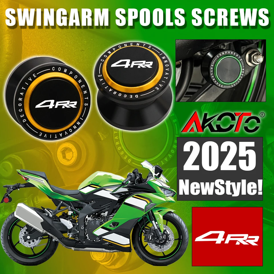 For KAWASAKI NINJA ZX-4R 4RR 25R 25RR ZX4R ZX4RR ZX25R ZX25RR ZX-4RR Motorcycle Swingarm Spools Slider Stand Screws Accessories
For KAWASAKI NINJA ZX-4R 4RR 25R 25RR ZX4R ZX4RR ZX25R ZX25RR ZX-4RR Motorcycle Swingarm Spools Slider Stand Screws Accessories
