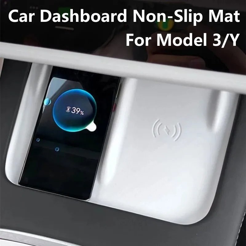 For Tesla Model 3 Y 2023 2022 2021 Silicone Wireless Charging Pad Non-Slip Mat Dust-Proof Charger Protect Cover Car Accessories
For Tesla Model 3 Y 2023 2022 2021 Silicone Wireless Charging Pad Non-Slip Mat Dust-Proof Charger Protect Cover Car Accessories
