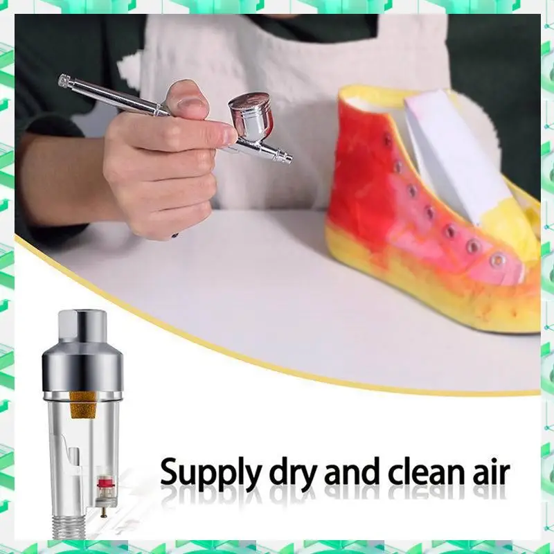 FIZP Airbrush Parts In-Line Air Filter And Oil Water Separator With 1/8 Inch Female Threads For Airbrush And Hoses Connect
FIZP Airbrush Parts In-Line Air Filter And Oil Water Separator With 1/8 Inch Female Threads For Airbrush And Hoses Connect