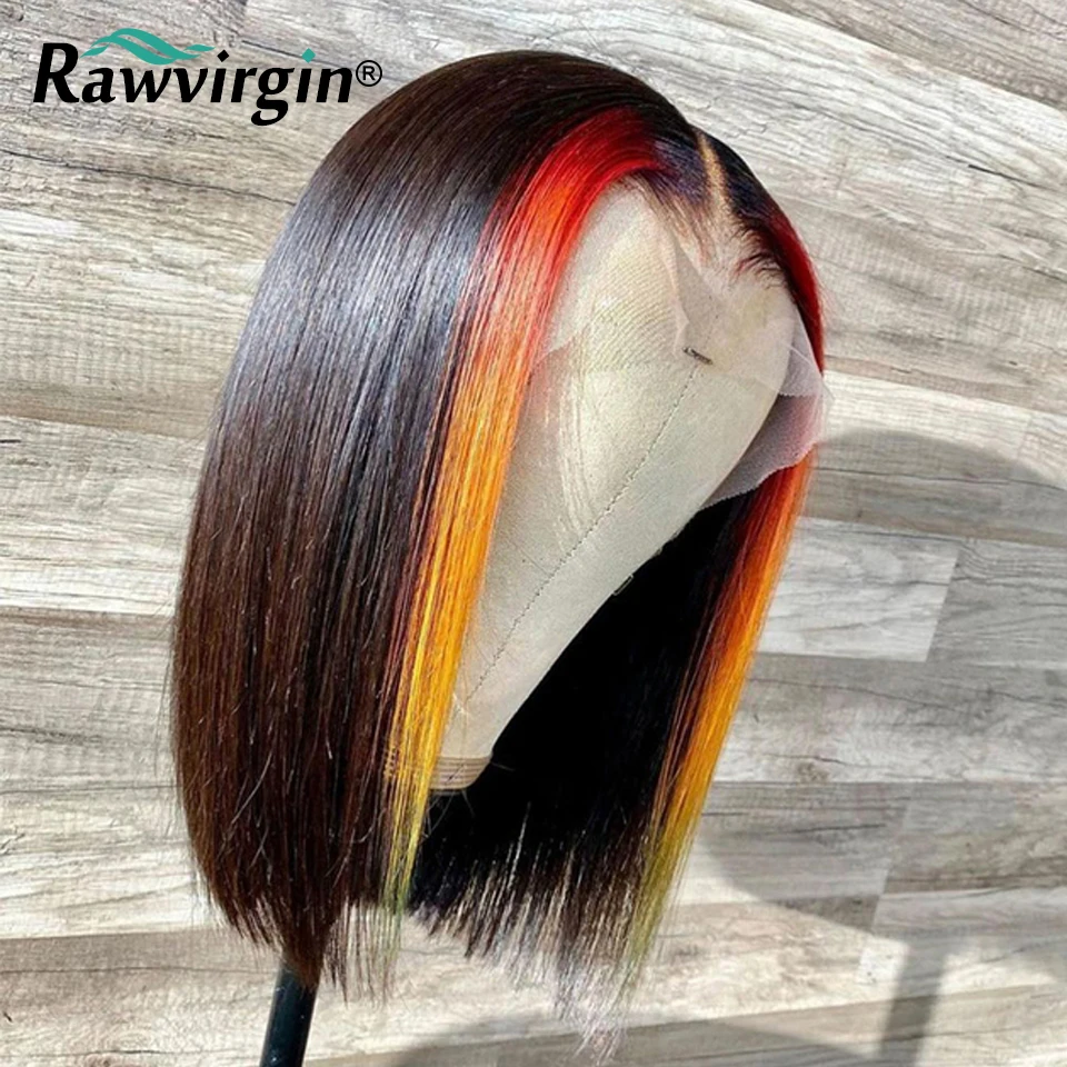 Raw Ombre Blonde Short Bob Colored Lace Front Wigs For Women Human Hair Ginger Highlight Cosplay Virgin Hair Free Shipping Wig
Raw Ombre Blonde Short Bob Colored Lace Front Wigs For Women Human Hair Ginger Highlight Cosplay Virgin Hair Free Shipping Wig