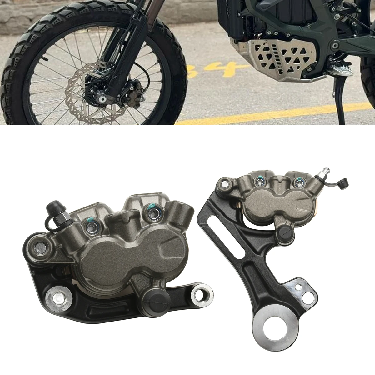 For Surron Ultra Bee Electric off-road Motorcycles Accessories Front and Rear Brake Calipers Disc Brake Caliper Brake
For Surron Ultra Bee Electric off-road Motorcycles Accessories Front and Rear Brake Calipers Disc Brake Caliper Brake