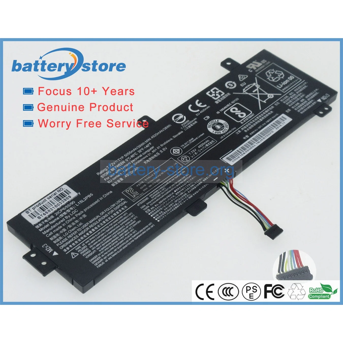 Оригинальные аккумуляторы для ноутбуков L15L2PB5,5B10K90787,5B10L13960,IdeaPad 310-15ABR,510-15ISK,310-14IAP,310 TOUCH-15ISK, 7,72 в
Оригинальные аккумуляторы для ноутбуков L15L2PB5,5B10K90787,5B10L13960,IdeaPad 310-15ABR,510-15ISK,310-14IAP,310 TOUCH-15ISK, 7,72 в
