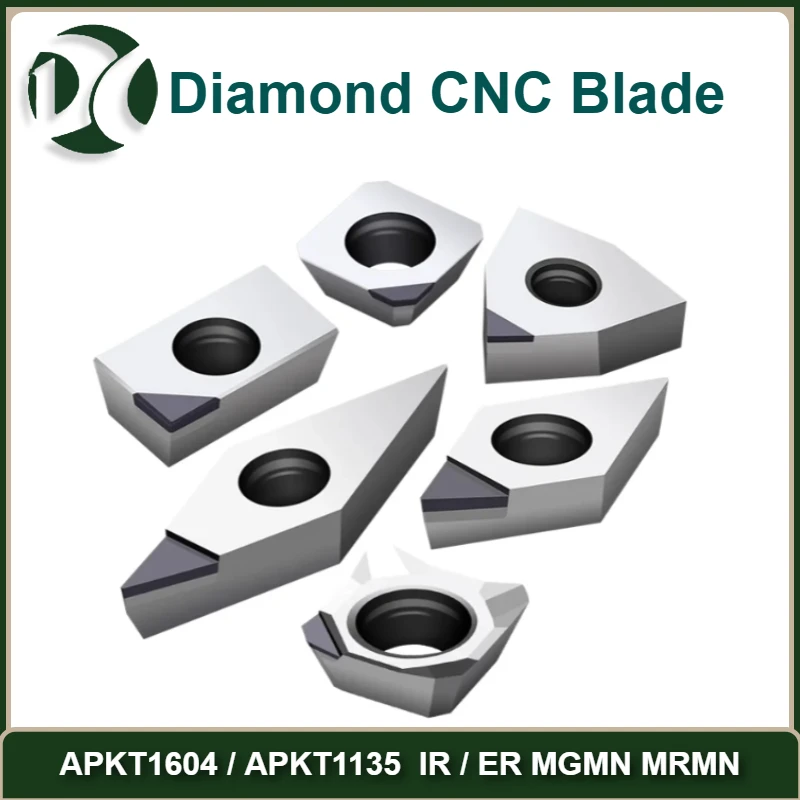 APKT1604 APKT1135 PCD Diamond Milling Cutter Insert for Aluminum Alloy End Mill Tool CNC Carbide
APKT1604 APKT1135 PCD Diamond Milling Cutter Insert for Aluminum Alloy End Mill Tool CNC Carbide