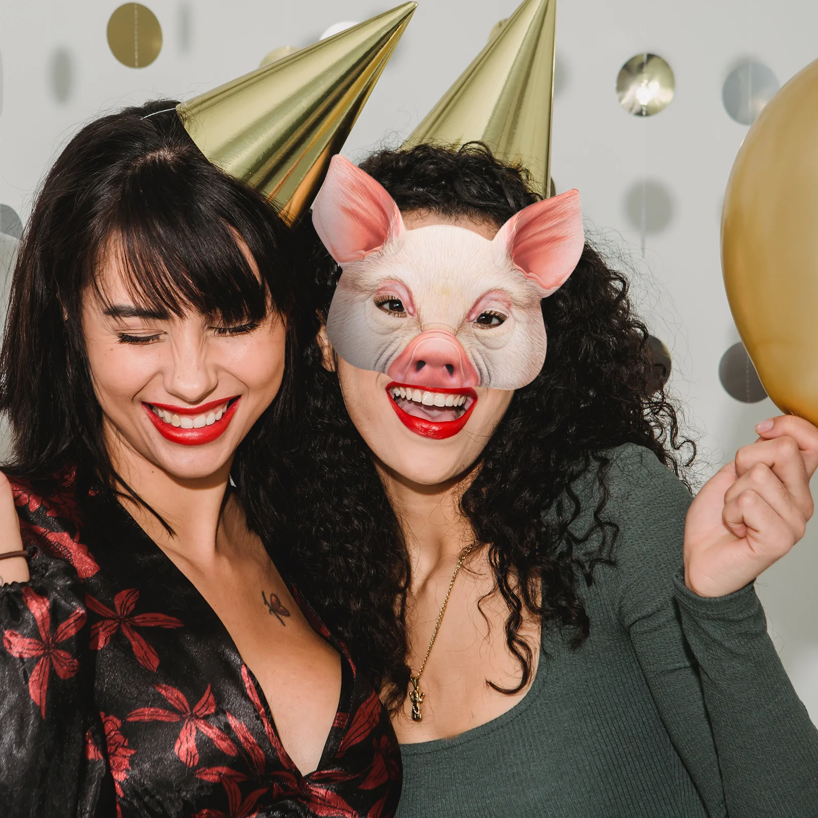 Pink Pig Mask Lightweight Animal Face Cover For Festival Halloween Masquerade Ball Party Cosplay Fancy Dress Half Face
Pink Pig Mask Lightweight Animal Face Cover For Festival Halloween Masquerade Ball Party Cosplay Fancy Dress Half Face