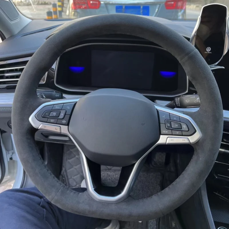 Чехол на руль автомобиля из замши для Volkswagen VW Atlas Golf 8 Mk8 Jetta Passat B9 Tiguan Sharan, чехол на руль
Чехол на руль автомобиля из замши для Volkswagen VW Atlas Golf 8 Mk8 Jetta Passat B9 Tiguan Sharan, чехол на руль