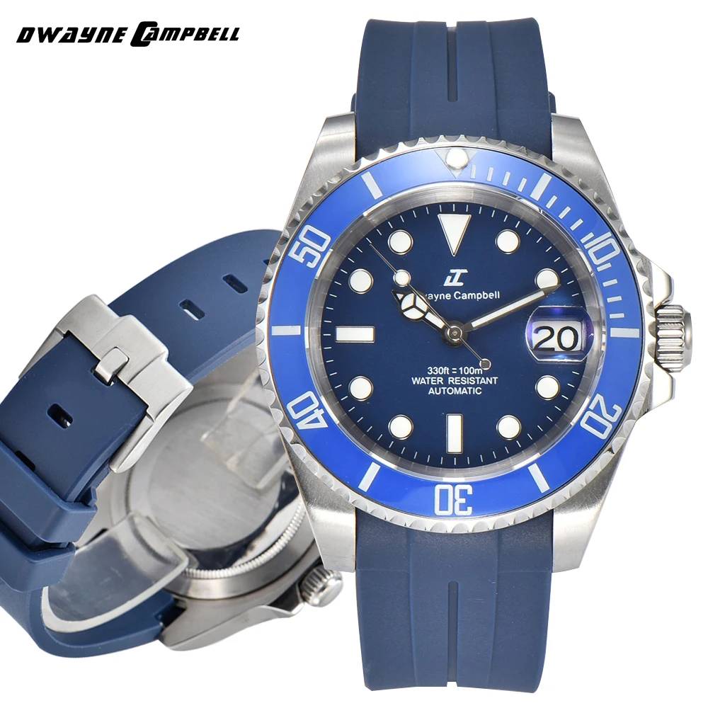 40.5mm Men clock Custom NH35 Automatic Mechanical Sapphire Glass Luminous waterproof wristwatch
40.5mm Men clock Custom NH35 Automatic Mechanical Sapphire Glass Luminous waterproof wristwatch