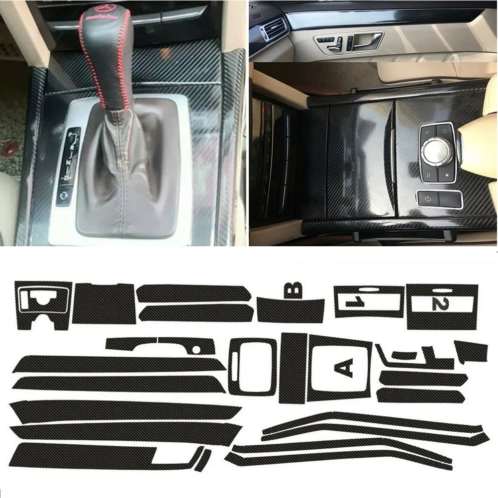 5D Carbon Fiber Car Interior Trim Black Cover for Mercedes Benz Class E W212 Car Interior Trim Decals
5D Carbon Fiber Car Interior Trim Black Cover for Mercedes Benz Class E W212 Car Interior Trim Decals