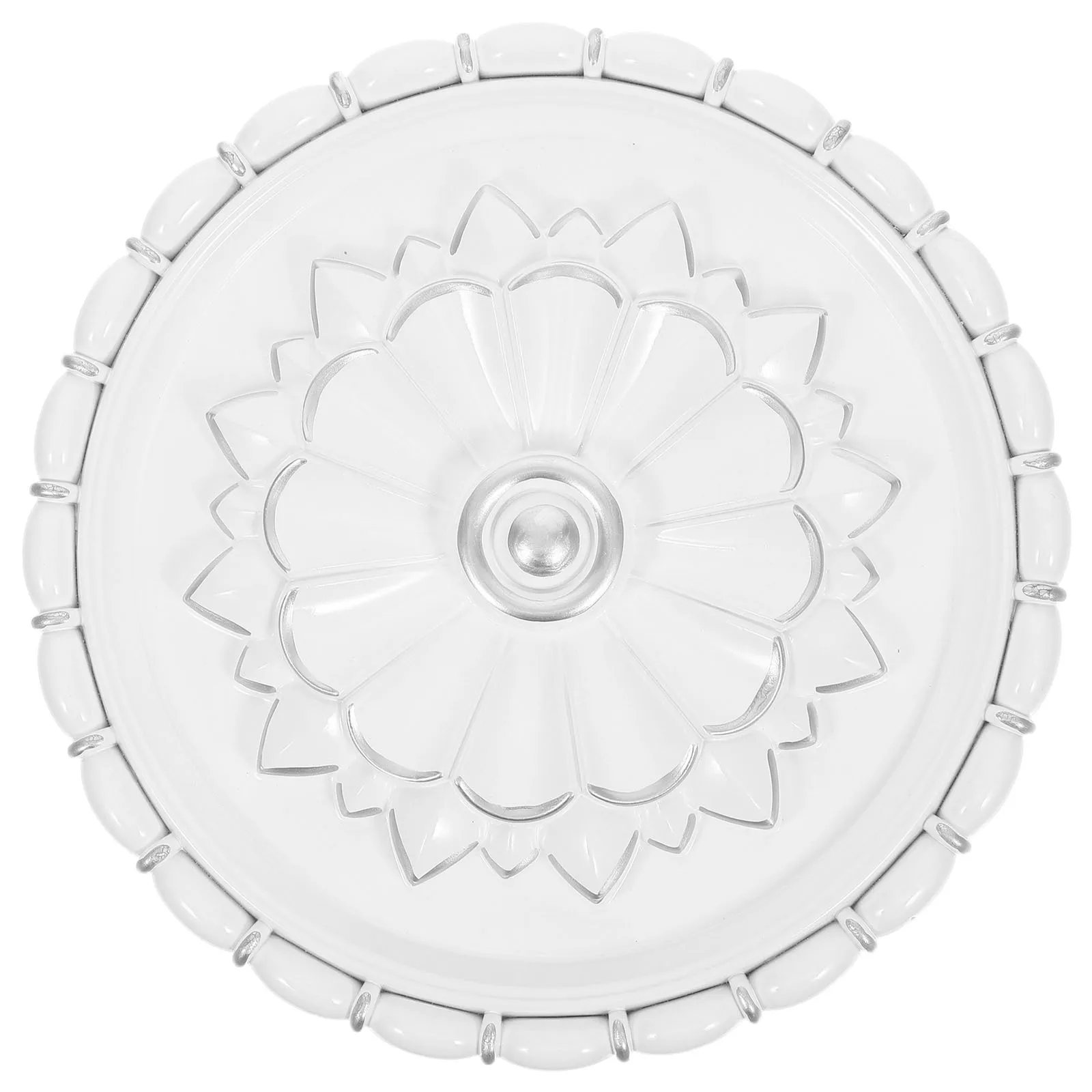Wall Flowers 3D Round Appliques Onlay for Wall Decor Mediterranean Style Floral Relief with Corner Columns Ideal for Bedroom
Wall Flowers 3D Round Appliques Onlay for Wall Decor Mediterranean Style Floral Relief with Corner Columns Ideal for Bedroom