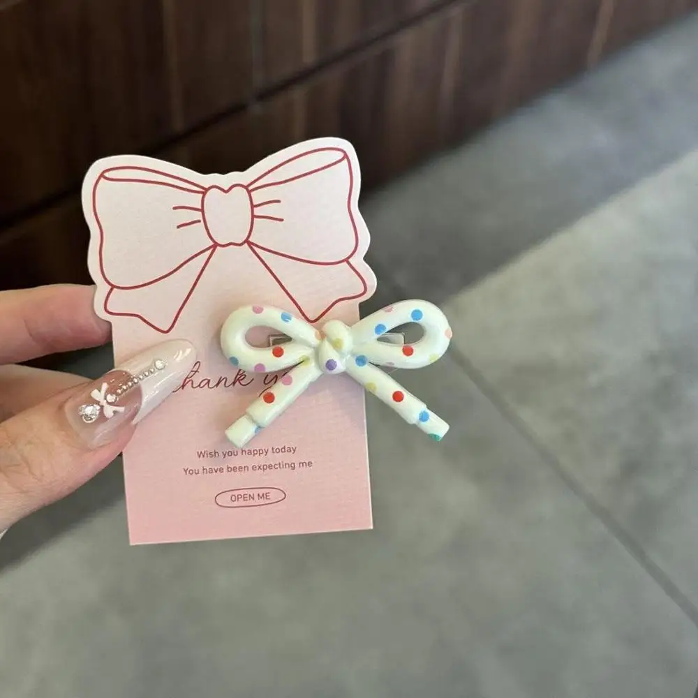 Sweet Girl Bangs Hairpins 1 Piece Women's Bow Mini Hairpins Polka Dot Side Duckbill Clip Bowknot Hair Clips Headband Headdress
Sweet Girl Bangs Hairpins 1 Piece Women's Bow Mini Hairpins Polka Dot Side Duckbill Clip Bowknot Hair Clips Headband Headdress