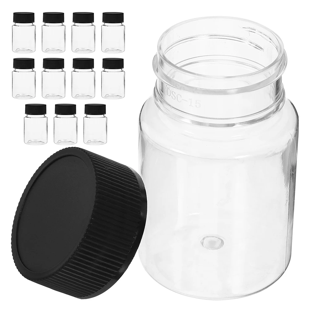 12 Pcs Sampling Bottle Empty Medicine Bottles Has Juice for Liquid The Pet Clear Pill Condiment Travel Tag
12 Pcs Sampling Bottle Empty Medicine Bottles Has Juice for Liquid The Pet Clear Pill Condiment Travel Tag