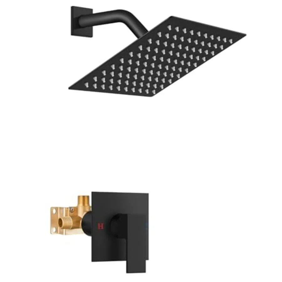 Shower Faucet Set Bathroom Rain Shower System SUS304 Stainless Steel Single Handle With Male Threads Rough-in Valve Shower Trim
Shower Faucet Set Bathroom Rain Shower System SUS304 Stainless Steel Single Handle With Male Threads Rough-in Valve Shower Trim