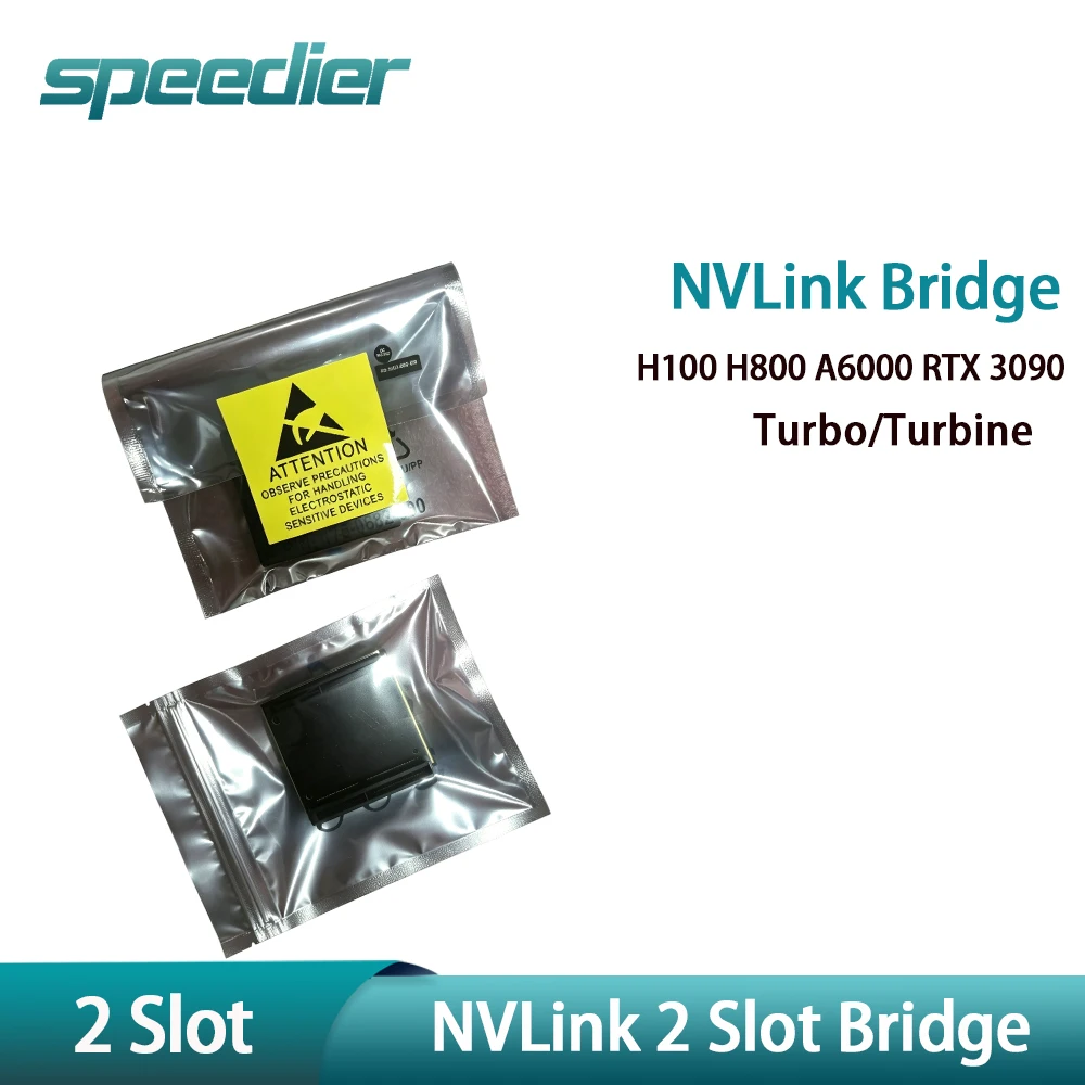 2 Slot NVLink Bridge Compatible with RTX3090 Turbo A30 A40 A100 A800 A5000 A6000 H100 H800 Server Multi-GPU Link Connector
2 Slot NVLink Bridge Compatible with RTX3090 Turbo A30 A40 A100 A800 A5000 A6000 H100 H800 Server Multi-GPU Link Connector